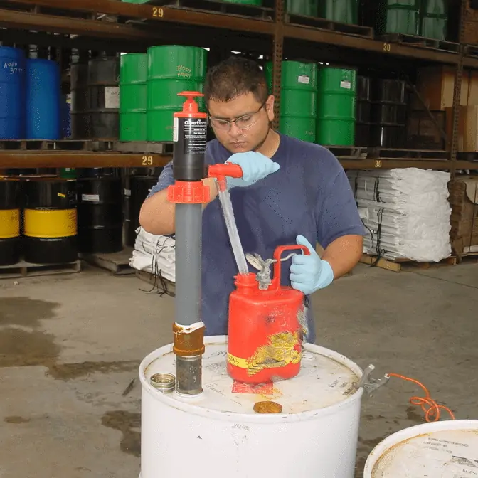 The Safest Acid Pump: One-Touch, Easy Operation