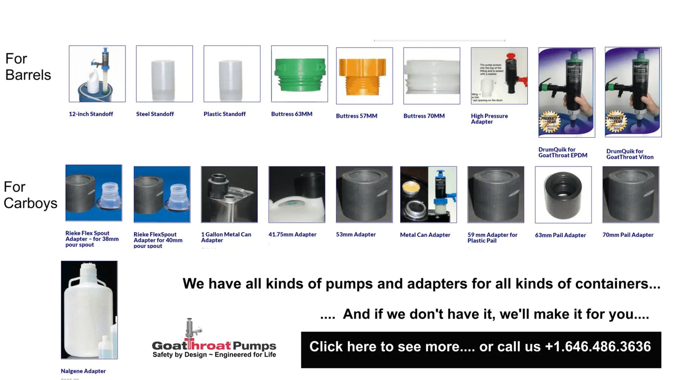 Barrel & Carboy Adapters