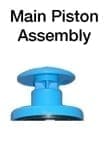 Main Piston Assembly - Blue (parts 1+3+4)