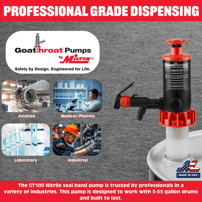 Drum Pump with Nitrile Seals