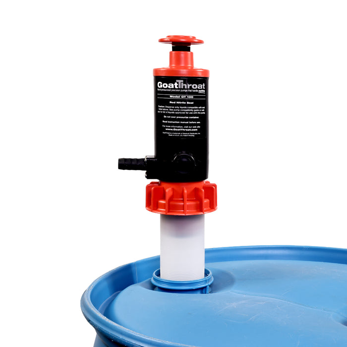 GT100 Pump with Remote Discharge Tap and Nitrile Seals