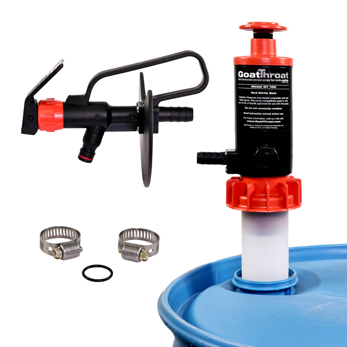 GT100 Pump with Remote Discharge Tap and Nitrile Seals