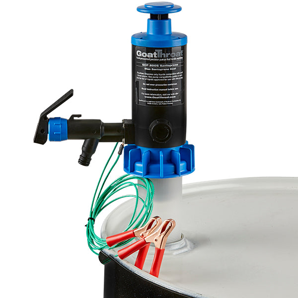 Groundable Drum Pump for Flammable, Santoprene Seals