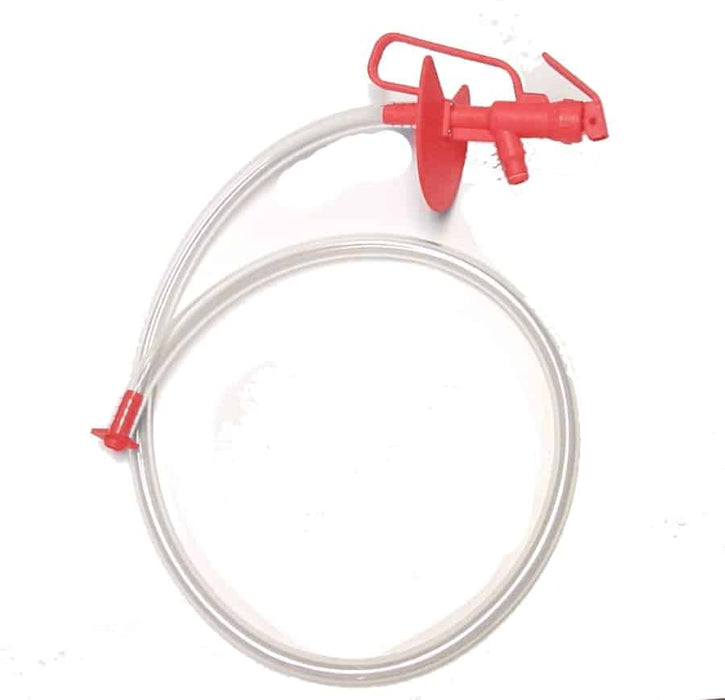 Remote Discharge tap -Standard - Nitrile With PVC  5 foot section