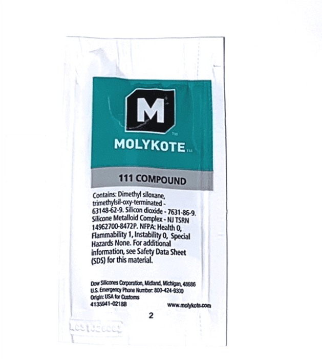 6-gram Molykote 111 lubricant