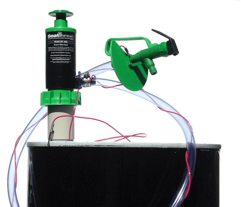 Groundable Drum Pump and Remote Discharge Tap with Viton Seals