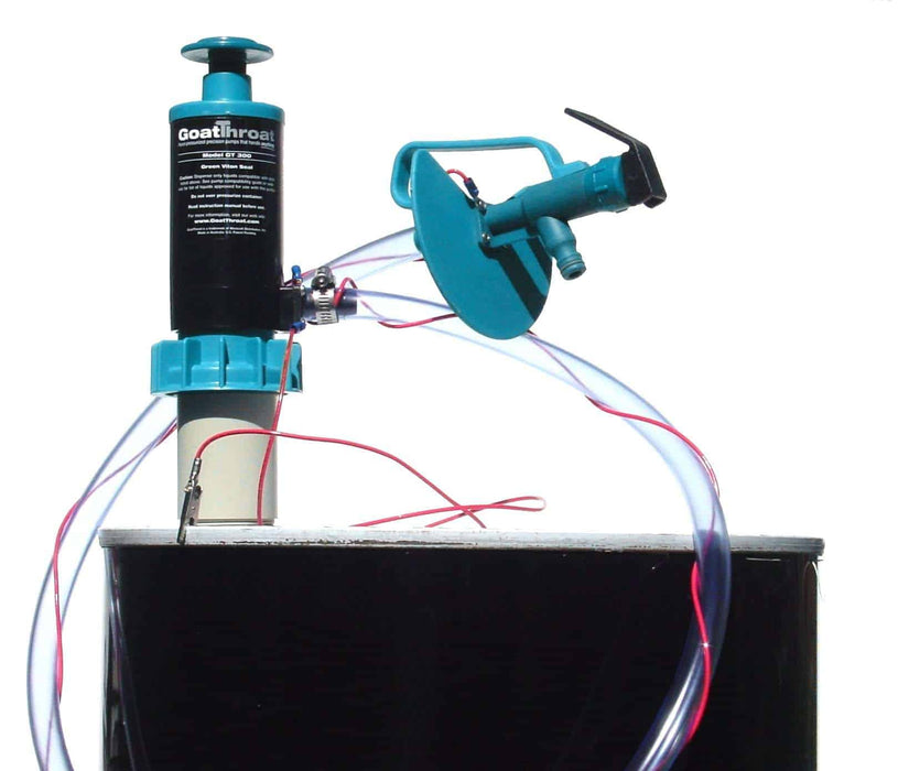 Groundable Drum Pump and Remote Discharge Tap with EPDM Seals - select and add appropriate hose